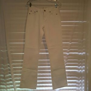 🏳J. CREW White Boot Cut Jeans🏳